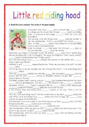 Revising Past Simple Little Red Riding Hood Esl Worksheet By Silvia Patti