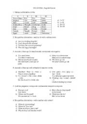 English worksheet: reviso