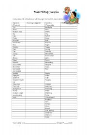 English Worksheet: ADJECTIVES