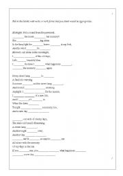 English worksheet: Memory