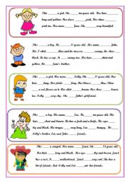 English Worksheet: Verb to be Present Simple