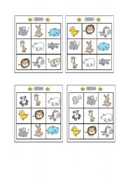 English Worksheet: Bingo - Animals Page 7