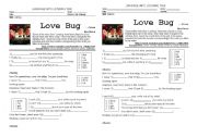 English worksheet: Listening - Lovebug - Jonas Brothers