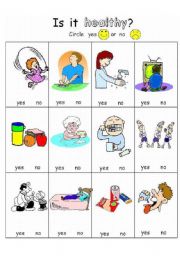 Healthy Habits Primary Theme Worksheet Set (3 ws)