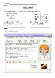 English Worksheet: Lets have a chat