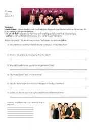 English Worksheet: Friends sitcom - 