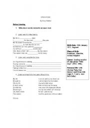 English Worksheet: Open road song