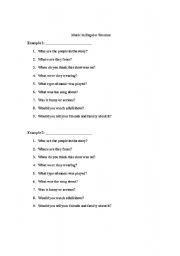 English Worksheet: Music in Regular Sitcoms