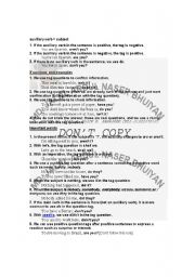 English Worksheet: Tag 