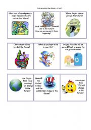 English Worksheet: Talking about the future