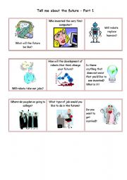 English Worksheet: Talking about the future - part 1