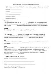 English worksheet: Total English DVD activities