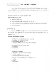 English Worksheet: Activities on the film 