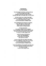 choir speech earthkeeper piece