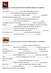 English Worksheet: past simple