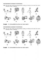 English Worksheet: Adverbs of frequency