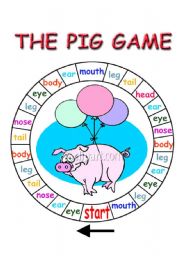 English Worksheet: the pig game