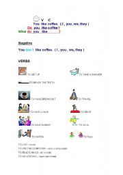 English Worksheet: simple present