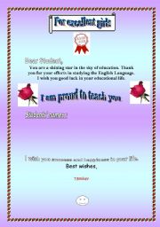 English Worksheet: A Certificat   (2)