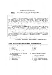 English worksheet: English Within 20 Minutes