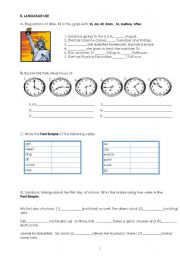 English Worksheet: Test: school unit pages 3 and 4 (editable)