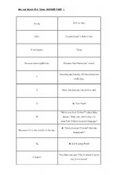English Worksheet: ELU Jokes - Play on words - Answer Sheet