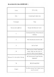 English worksheet: ELU Jokes - Play on words - Answer Sheet