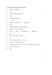 English Worksheet: Basic Conversation about the weather to use with 