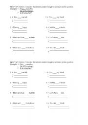 English worksheet: Verb 