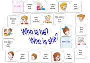 English Worksheet: family relationships (3/3) - boardgame