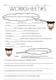 English Worksheet: Present simple tense exercise