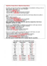 English Worksheet: Comparatives adjectives in PT