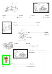 English worksheet: Present perfect