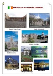 English Worksheet: What can we visit in Dublin?(1)