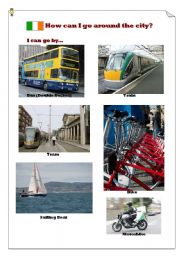 English Worksheet: How can I go around Dublin?(2)