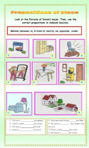 Prepositions of place 2