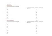 English Worksheet: Tenses Conjugation Excercise (easy)
