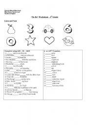 English worksheet: elementary vocabulary