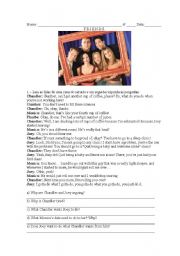 English Worksheet: F.R.I.E.N.D.S. - TOW all the wedding dresses