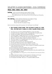 English Worksheet: RELATIVE CLAUSES