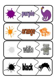 English Worksheet: colours