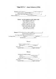 English worksheet: one of us (joan osborne)