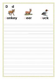 English Worksheet: alphabet