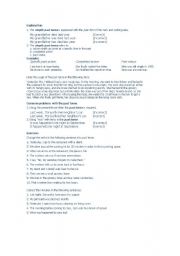 English Worksheet: Past tense