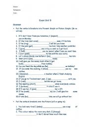 English Worksheet: will vs going to 