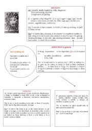 English Worksheet: addictions vocabulary 