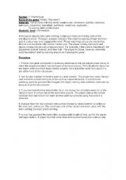 English worksheet: free activity