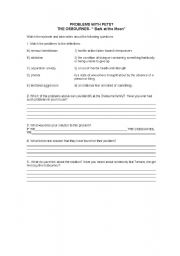 English worksheet: problem with pets