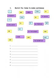 English worksheet: join and do