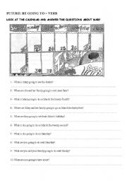 English Worksheet: FUTURE going to